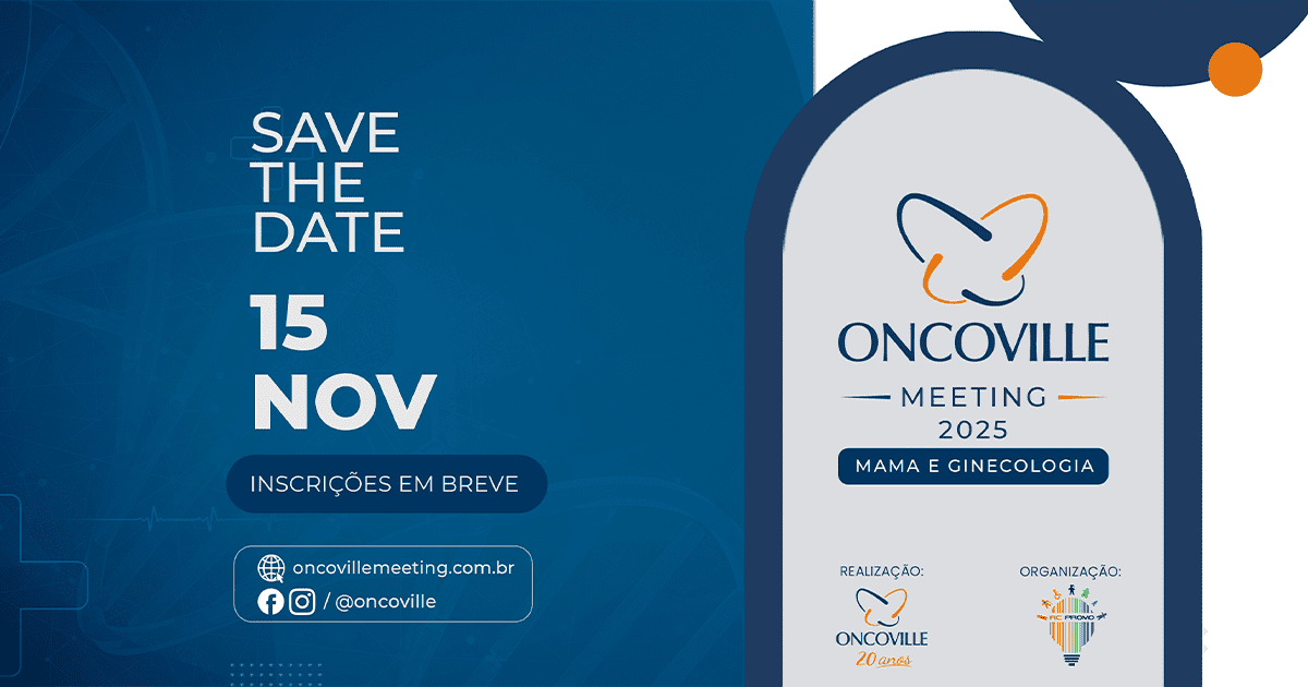 Oncoville Meeting no dia 15 de novembro. Encontro científico imperdível!