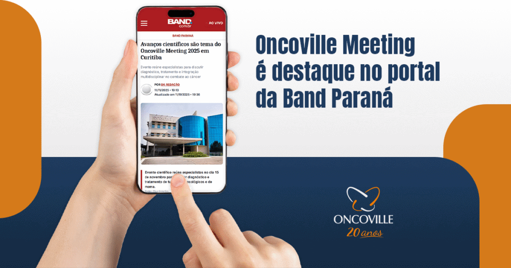 Oncoville Meeting é destaque no portal da Band Paraná