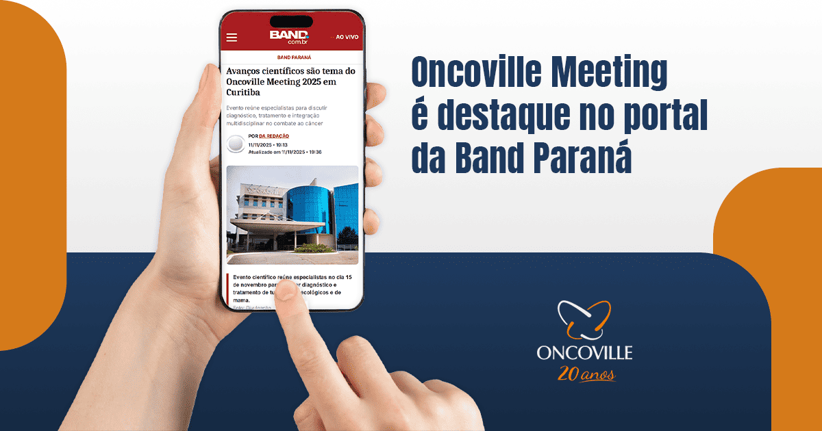 Oncoville Meeting é destaque no portal da Band Paraná